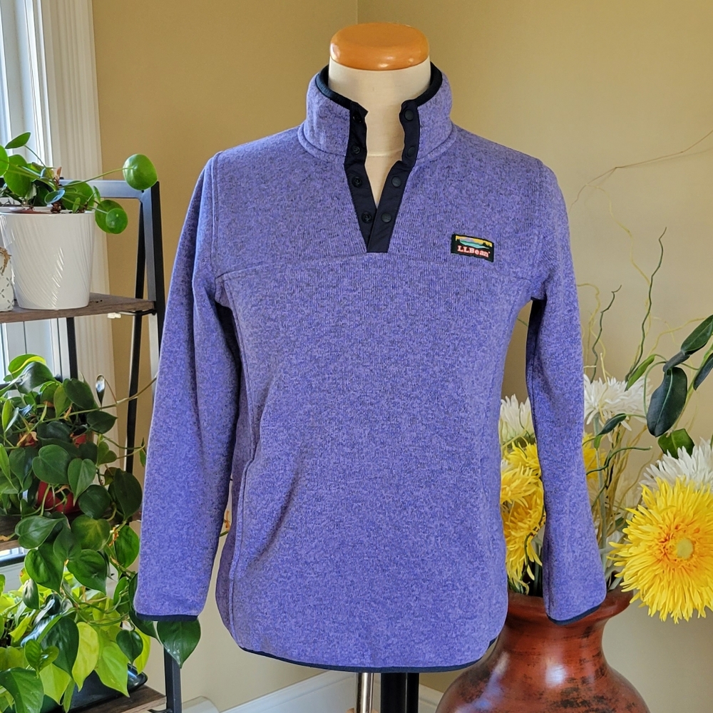 LL Bean Kids 1/4 Snap Fleece Pullover
